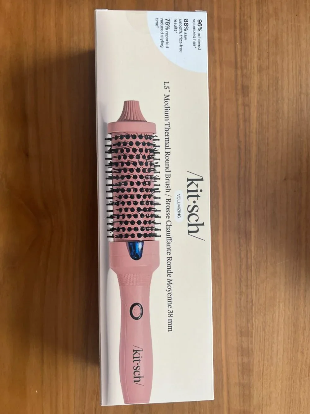 Kitsch Medium Thermal Round Brush in Pink